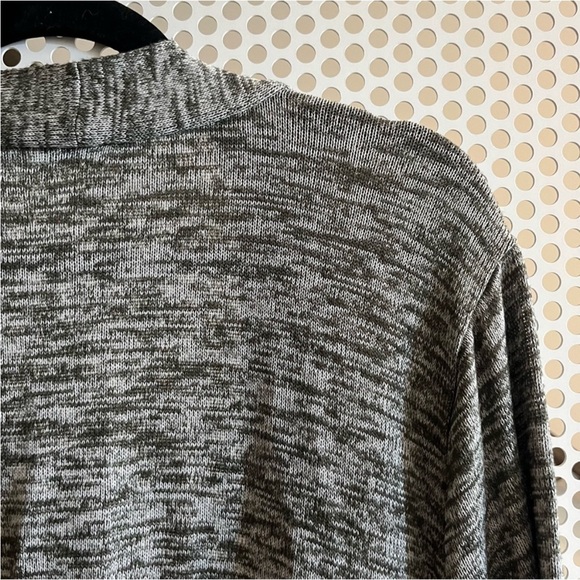 Torrid Knit Open Front Cardigan Size 1 Torrid or 1X in Marled Green GUC - Picture 7 of 8